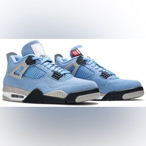 Jordan Low Top Sneakers in Light Blue and Black